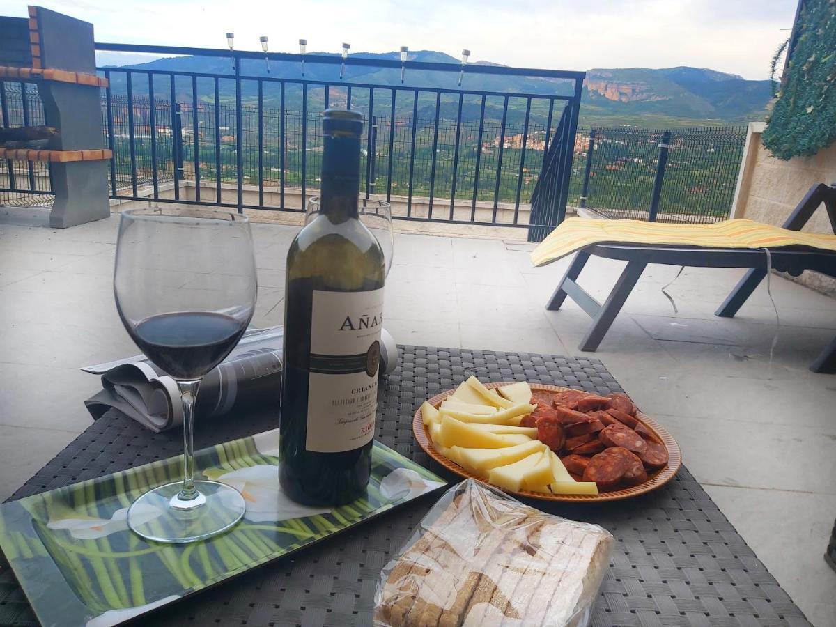 Chalet El Mirador Del Valle Barbacoa By Apartamentos Logrono Nalda ภายนอก รูปภาพ